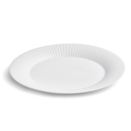 Kähler Hammershøi Oval Serving Dish, White Ceramic